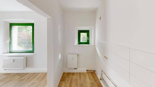 Küche Vergleichswohnung - Kleine 3-Raum-Wohnung mit Balkon in ruhiger Wohnlage