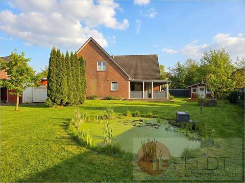 Gartenansicht - 9 Zimmer Einfamilienhaus zum Kaufen in Breklum