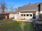 Gartenansicht mit Terrasse - 5 Zimmer Reihenendhaus zum Kaufen in Ibbenbüren