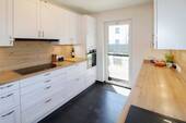 Küche mit Terrassenzugang - 6 Zimmer Einfamilienhaus in Sottrum