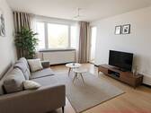 Wohnbeispiel Wohnzimmer KI generiert - Etagenwohnung mit 87,00 m² in Würzburg zum Kaufen