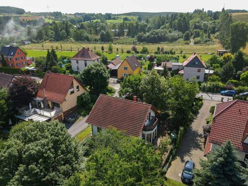 Drohnenansicht - 5 Zimmer Einfamilienhaus in Kreischa