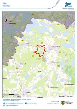 Makrokarte - 3 Zimmer Einfamilienhaus in Hoyerswerda
