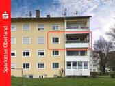 Ansicht von Osten - Gepflegte 3-Zimmer-Wohnung mit Balkon