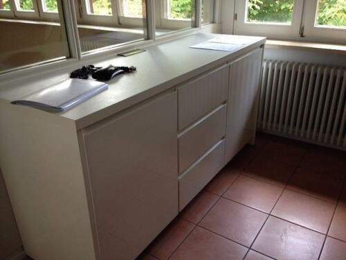 Unterschrank linke Seite-Kühl-u. Gefrierschrank et - 