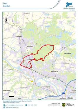 Coswig Makrokarte - 