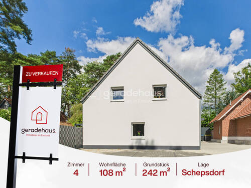 Ginsterweg 6c - Schepsdorf: Sehr begehrte Lage trifft stilvollen Neubau