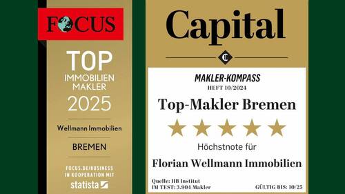 Top Makler Bremen 2025 - Auszeichnungen von Focus und Capital - 
