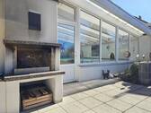 Terrasse mit Kamin - 