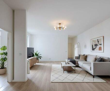 Beispielvisualisierung - Altbauidylle mit Balkon zum Innenhof - Badewanne, Keller & provisionsfrei in grüner Lage