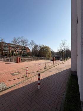 Blick auf den Fluss Leine - 