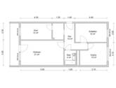Grundriss - Etagenwohnung mit 70,00 m&sup2; in Zwickau zur Miete