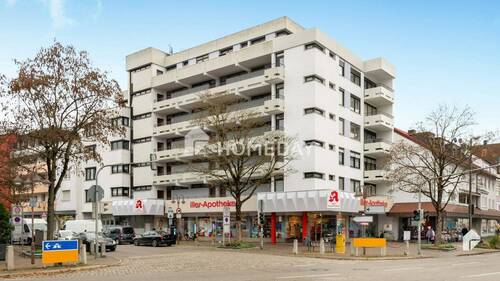Außenansicht 1 - 2-Zimmer-Wohnung mit Balkon im Stadtzentrum von Senden