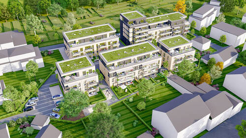 Leichlingen - Uferstr - Vogelperspektive 1 - 2 Zimmer Etagenwohnung zum Kaufen in Leichlingen