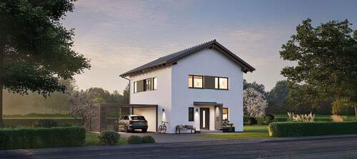 Visualisierung Beispiel QNG Villa 133 - 5 Zimmer Einfamilienhaus zum Kaufen in Neukirch