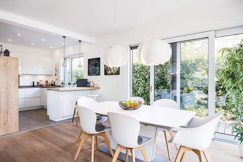 Offener Küchen- / Essbereich - Einfamilienhaus mit 126,00 m&sup2; in Neukirch zum Kaufen