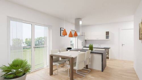 Ansicht Essbereich - 2 Zimmer Etagenwohnung in Bergisch Gladbach
