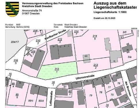 Ausschnitt Flurkarte - 