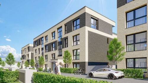 Leichlingen - Uferstr - Haus 4 Eingangsseite - Schön geschnittene 3-Zimmerwohnung im 2. Obergeschoss in ruhiger Wohnlage von Leichlingen.