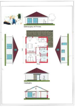 Bungalow-Projekt - 2 Zimmer Einfamilienhaus in Großröhrsdorf
