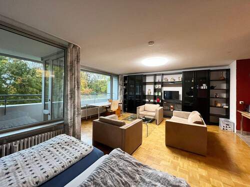 Wohnbereich - 1 Zimmer Etagenwohnung in Stuttgart