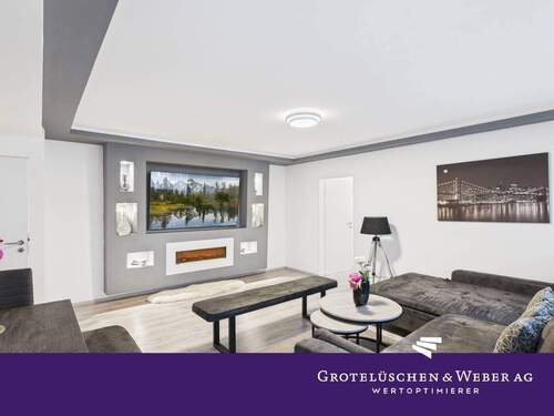 Wohnzimmer - 4-Zimmer-Wohnung mit Balkon in ruhigem, gepflegten Mehrfamilienhaus zu verkaufen...