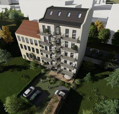 Visualisierung Gebäudeansicht - Etagenwohnung mit 35,90 m² in Leipzig zum Kaufen