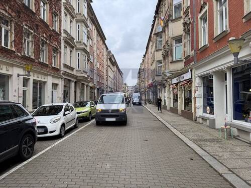 Blick in die Straße (Ost) - 