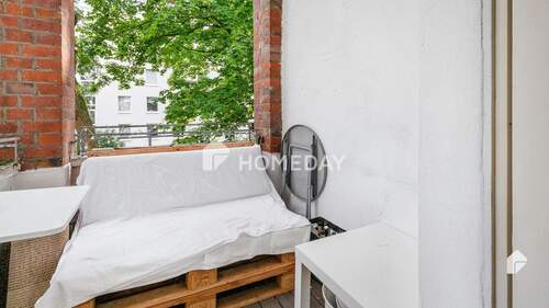 Balkon 1 - Etagenwohnung mit 69,40 m&sup2; in Berlin zum Kaufen