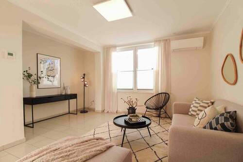 Wohnzimmer - Moderne 2-Zimmer-Wohnung in Gütersloh - effizient, gepflegt & zentral