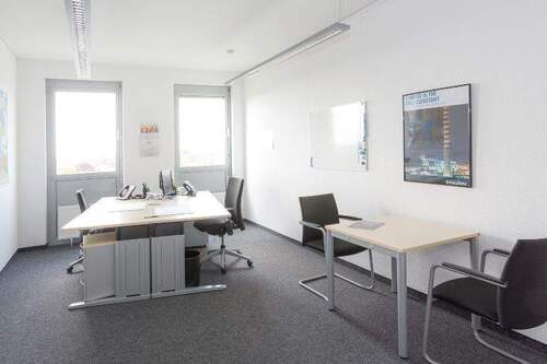 Zweierbüro mit Besucherecke - Kunde bleibt König: Zweierbüro mit Besucherecke, flexible Konditionen