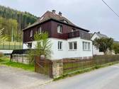 Einfahrt für Wohnung im EG - 3 Zimmer Mehrfamilienhaus, Wohnhaus zur Miete in Bad Schandau