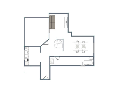 Erdgeschoss linke Doppelhaushälfte - 