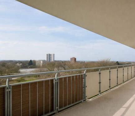 Herrlicher Weitblick vom Balkon - Etagenwohnung mit 56,10 m&sup2; in Reinbek zum Kaufen