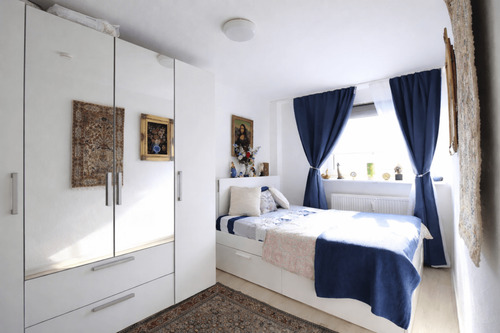 Schlafzimmer - Etagenwohnung mit 41,50 m&sup2; in Hamburg zum Kaufen