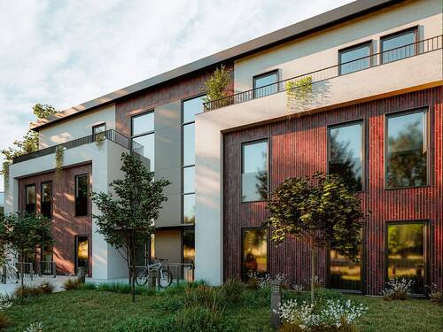 Bild 1 - Exklusive 4-Zimmer-Neu!Bauwohnung mit Terrasse, Gartenanteil & Tiefgaragenstellplatz!