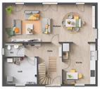 Flair 148 - Grundriss Erdgeschoss - 