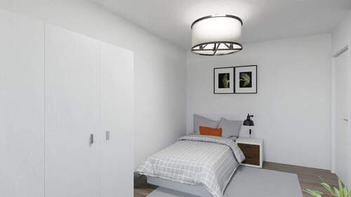 Visualisierung Whg 7 Zimmer Zwei Bett - 