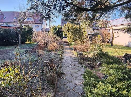 Gartenansicht - Grundstück zur Miete in Leipzig