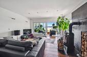 Wohnzimmer mit Kamin - 