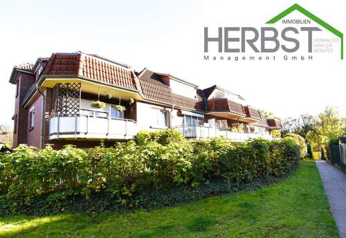 Rückansicht - 2 Zimmer Terrassenwohnung in Buchholz in der Nordheide