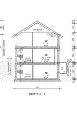 Ein- bzw. Zweifamilienhaus, Schnitt.jpg - 