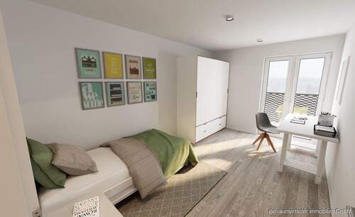 Visualisierung Kinderzimmer - 3 Zimmer Etagenwohnung in Bruckmühl