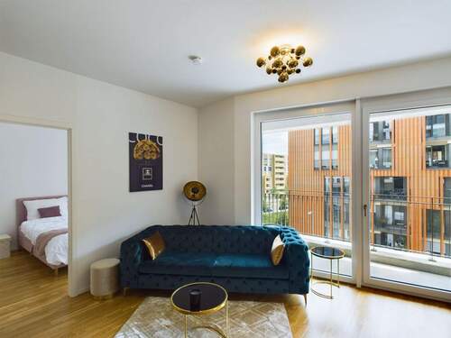 Wohnzimmer - Etagenwohnung mit 55,90 m&sup2; in Dresden zur Miete