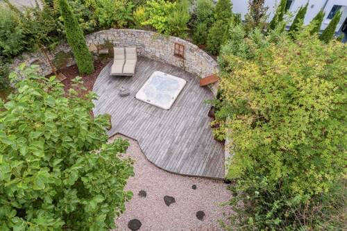 Wellness Terrassen Flugansicht - 