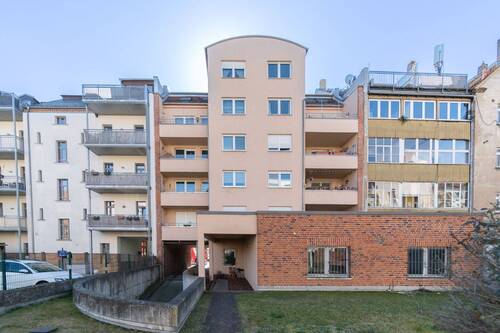 Hofansicht - 1 Zimmer Etagenwohnung zum Kaufen in Leipzig