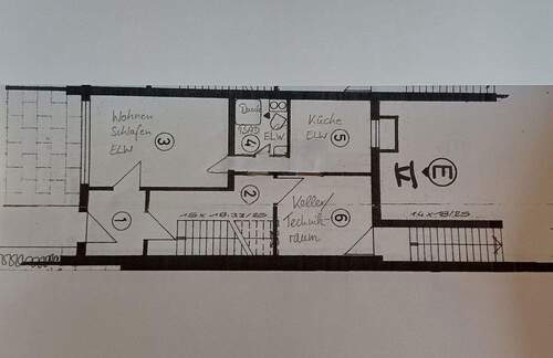 Erdgeschoss mit ELW und Keller - 