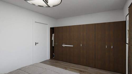Visualisierung Whg 7 Schlafzimmer Schrank - 