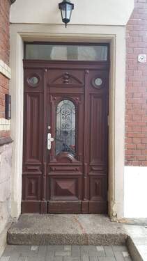 Eingangstür massiv Holz - 