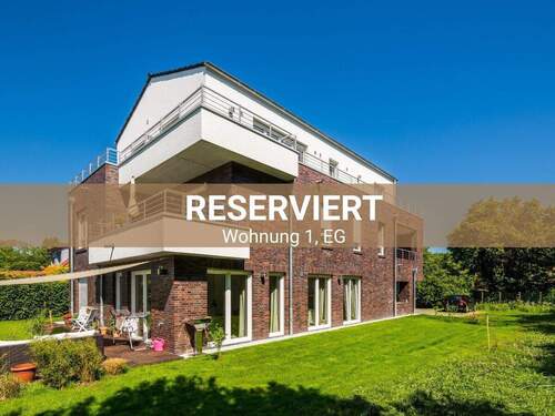 Reserviert - Großzügige Erdgeschosswohnung mit traumhafter Terrasse in ruhiger Lage